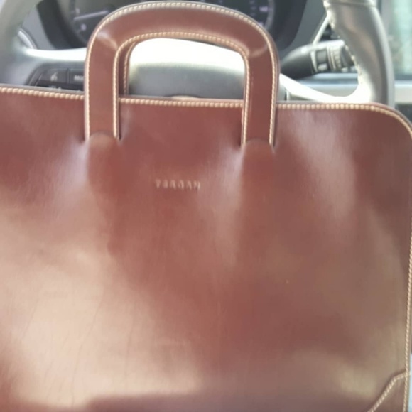 TERGAN Leather Briefcase - Picture 6 of 7
